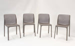 Nardi Bit Outdoor Dining  Chair - Beige (Set of 4)