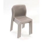 Nardi Bit Outdoor Dining  Chair - Beige (Set of 4)