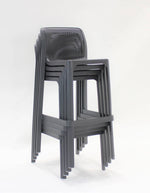 Nardi Net Outdoor Barstool - Black (Set of 4)