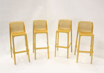 Nardi Net Outdoor Barstool - Yellow (Set of 4)