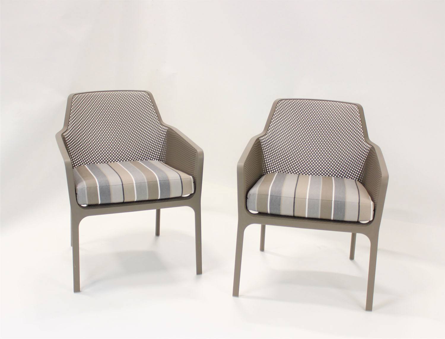 Nardi Net Relax Outdoor Dining Arm Chair - Beige (Set of 2)
