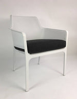 Nardi Net Relax Outdoor Dining Arm Chair - White (Set of 2)