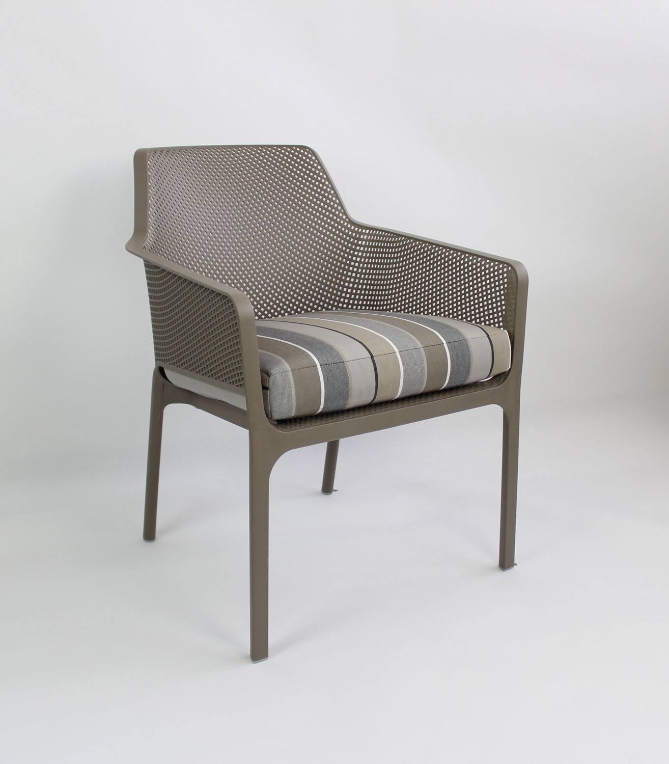 Nardi Net Relax Outdoor Dining Arm Chair - Beige (Set of 2)