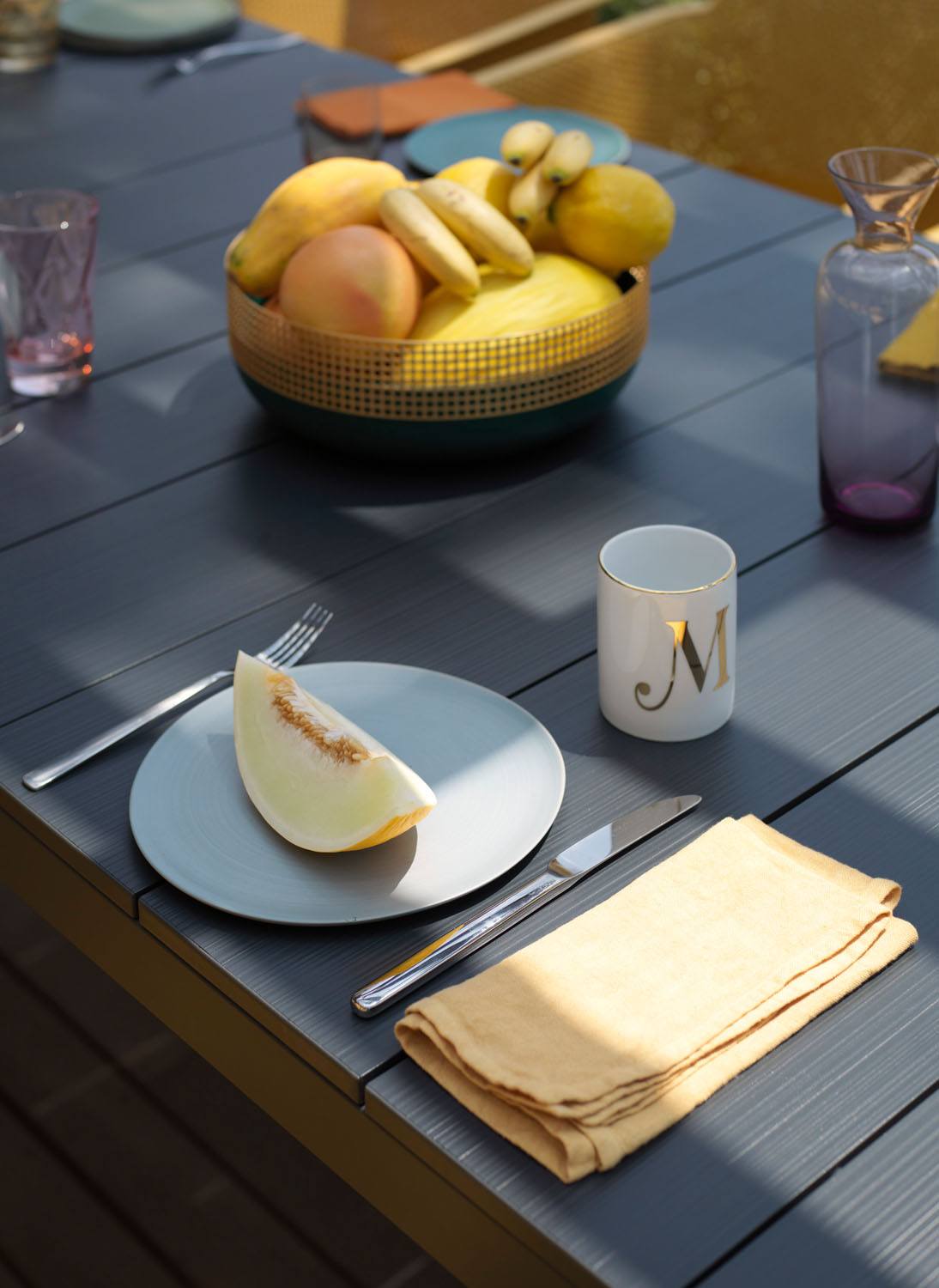 Nardi Rio 9-Piece Outdoor Extension Dining Package - Black