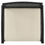 Austwell 3-Piece Outdoor Conversation Set - Black/Cream