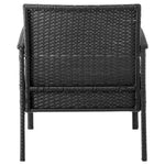 Austwell 3-Piece Outdoor Conversation Set - Black/Grey
