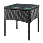 Austwell 3-Piece Outdoor Conversation Set - Black/Grey