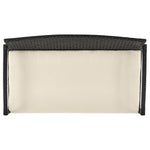 Austwell 4-Piece Outdoor Conversation Set - Black/Cream