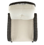 Cypremort Outdoor Rocking Chair - Mixed Grey Weave/Cream