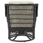 Cypremort Swivel 3-Piece Outdoor Conversation Set - Mixed Grey Weave/Cream