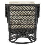 Cypremort Swivel 3-Piece Outdoor Conversation Set - Mixed Grey Weave/Cream