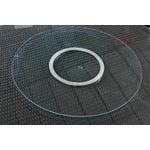 Andaman 7 Piece Outdoor Dining Set - Green / Black