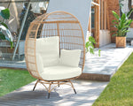 Baffin Indoor/Outdoor Egg Chair - Tan/Cream