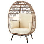 Baffin Indoor/Outdoor Egg Chair - Tan/Cream