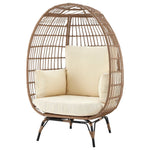 Baffin Indoor/Outdoor Egg Chair - Tan/Cream