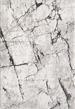 L2 Decor Panorama Area Rug 7' x 10' - Grey