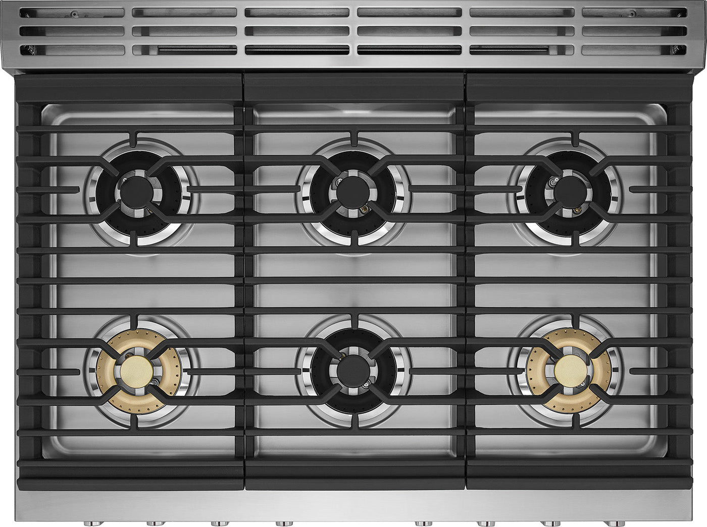 Frigidaire Professional Smudge-Proof Stainless Steel 36" Dual-Fuel Freestanding Range (4.4 Cu. Ft) - PCFD3670AF