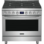 Frigidaire Professional Stainless Steel 36" Gas Front Control Freestanding Range (4.4 Cu. Ft) - PCFG3670AF