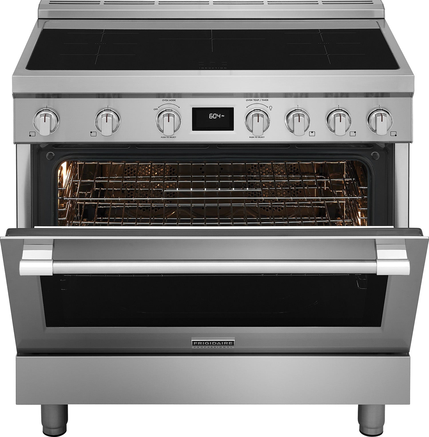 Frigidaire Professional Smudge-Proof Stainless Steel 36" Induction Freestanding Range (4.4 Cu. Ft) - PCFI3670AF