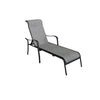 Hanlan Outdoor Lounger - Charcoal/Light Grey