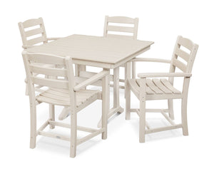 POLYWOODÂ® La Casa CafÃ© 5-Piece Farmhouse Arm Chair Dining Set - Sand