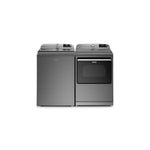 Maytag Metallic Slate Smart Top-Load Washer (6.0 cu. ft.) & Electric Dryer (7.4 cu. ft.) - MVW7230HC/YMED6230HC