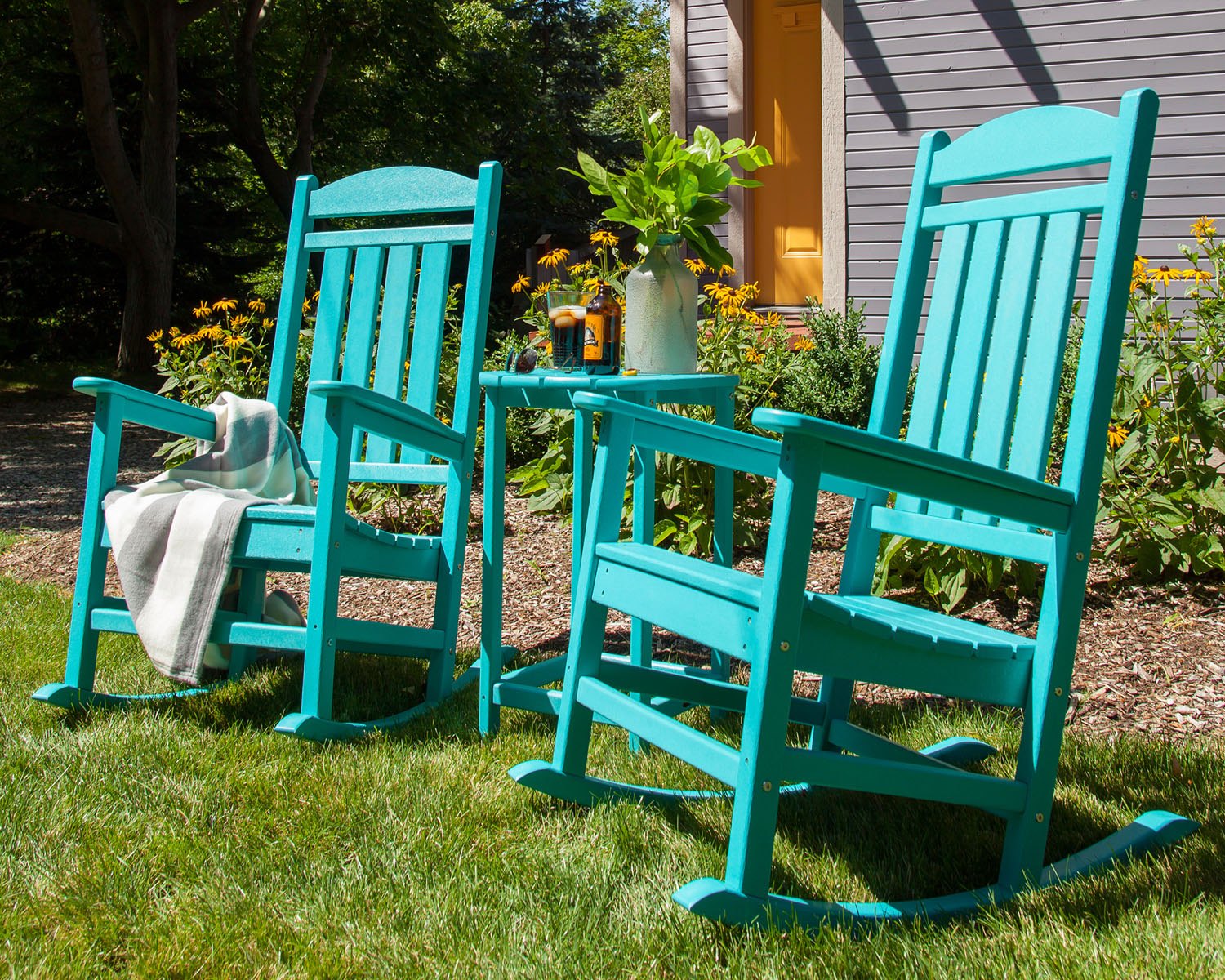 POLYWOODÂ® Presidential Rocking Chair - Aruba