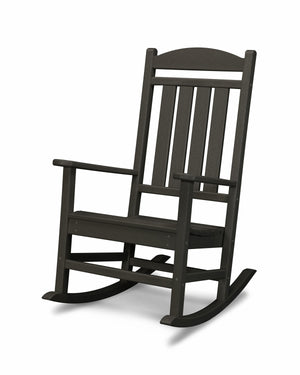 POLYWOODÂ® Presidential Rocking Chair - Black