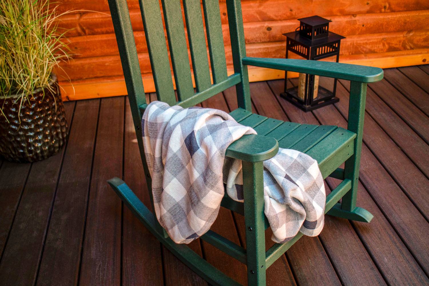 POLYWOODÂ® Presidential Rocking Chair - Green