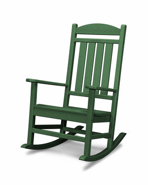 POLYWOODÂ® Presidential Rocking Chair - Green