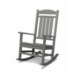 POLYWOODÂ® Presidential Rocking Chair - Slate Grey