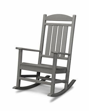 POLYWOODÂ® Presidential Rocking Chair - Slate Grey