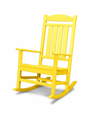 POLYWOODÂ® Presidential Rocking Chair - Lemon