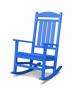 POLYWOODÂ® Presidential Rocking Chair - Pacific Blue