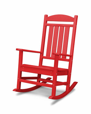 POLYWOODÂ® Presidential Rocking Chair - Sunset Red