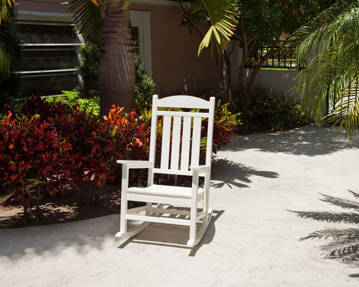 POLYWOODÂ® Presidential Rocking Chair - White