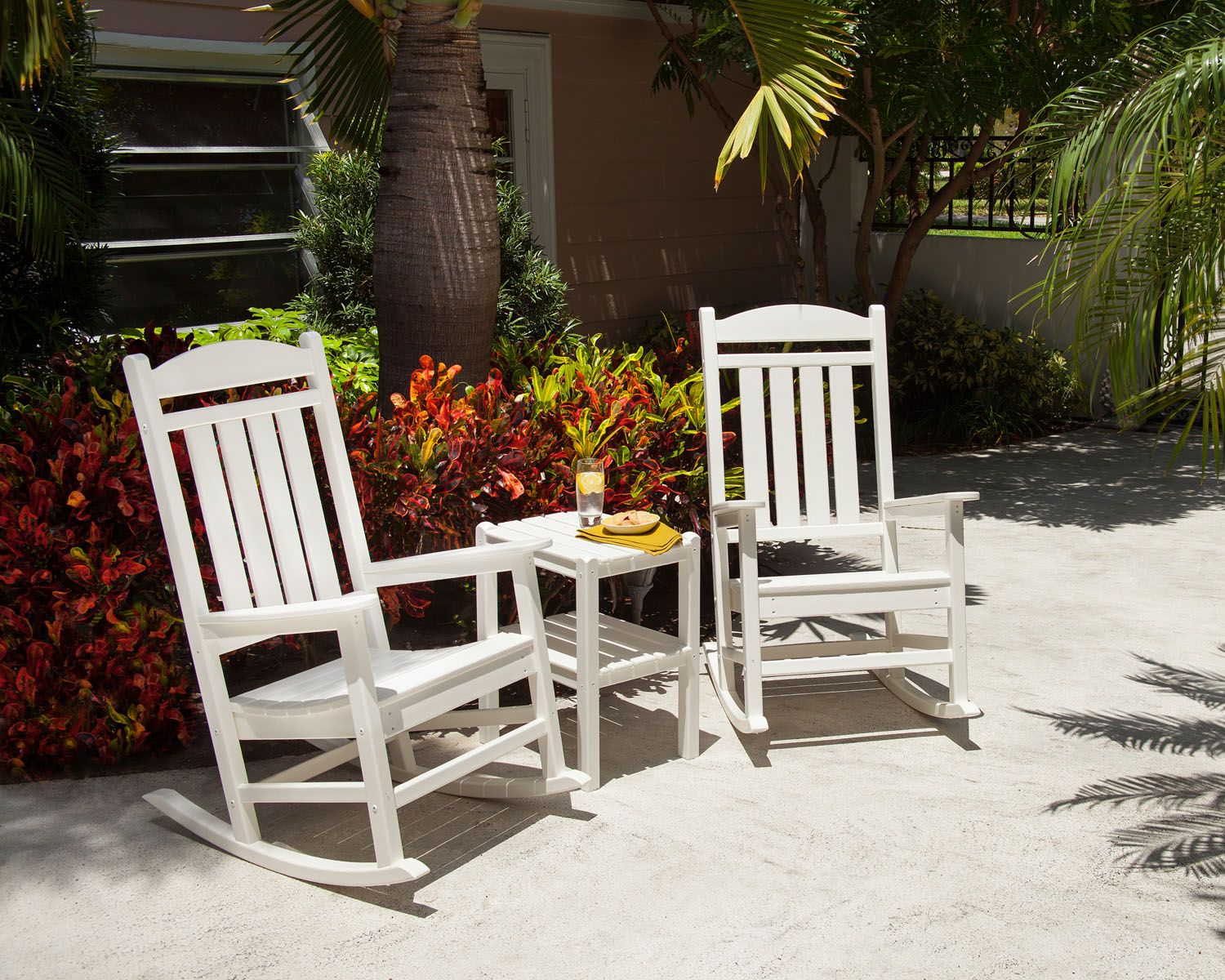 POLYWOODÂ® Presidential Rocking Chair - White