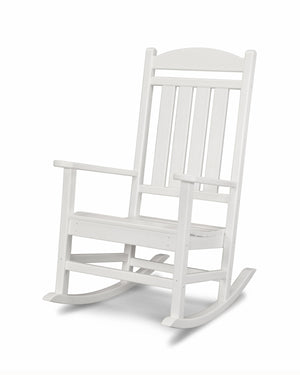 POLYWOODÂ® Presidential Rocking Chair - White