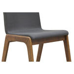 Thomaa Dining Chair Set - Brown/Dark Grey - Set of 2