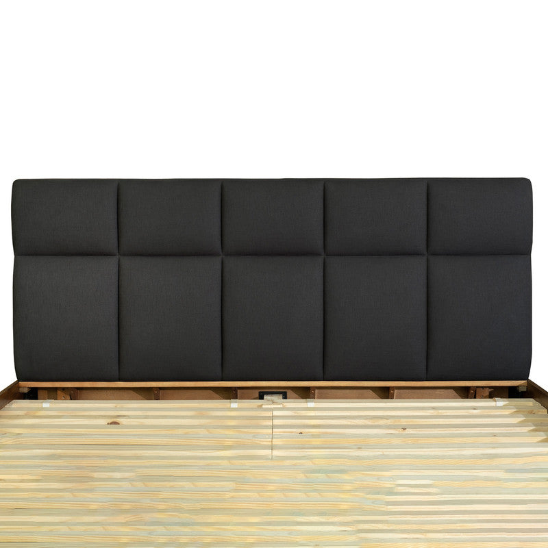 Thomaa King Bed - Brown/Grey