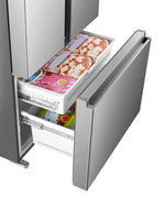 Hisense Stainless Steel Counter Depth French Door Refrigerator (22.5 Cu. Ft.) - RF225A3CSE