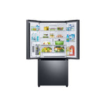 Samsung Black Stainless Steel 33" Wide French Door Refrigerator with Internal Ice & Water (24.5cu.ft) - RF25C5551SG/AA