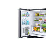 Samsung Black Stainless Steel 33" Wide French Door Refrigerator with Internal Ice & Water (24.5cu.ft) - RF25C5551SG/AA