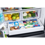 Samsung Black Stainless Steel 33" Wide French Door Refrigerator with Internal Ice & Water (24.5cu.ft) - RF25C5551SG/AA