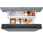 Samsung Stainless Steel Counter Depth 36" French Door Refrigerator (27cu.ft) - RF27CG5100SRAA