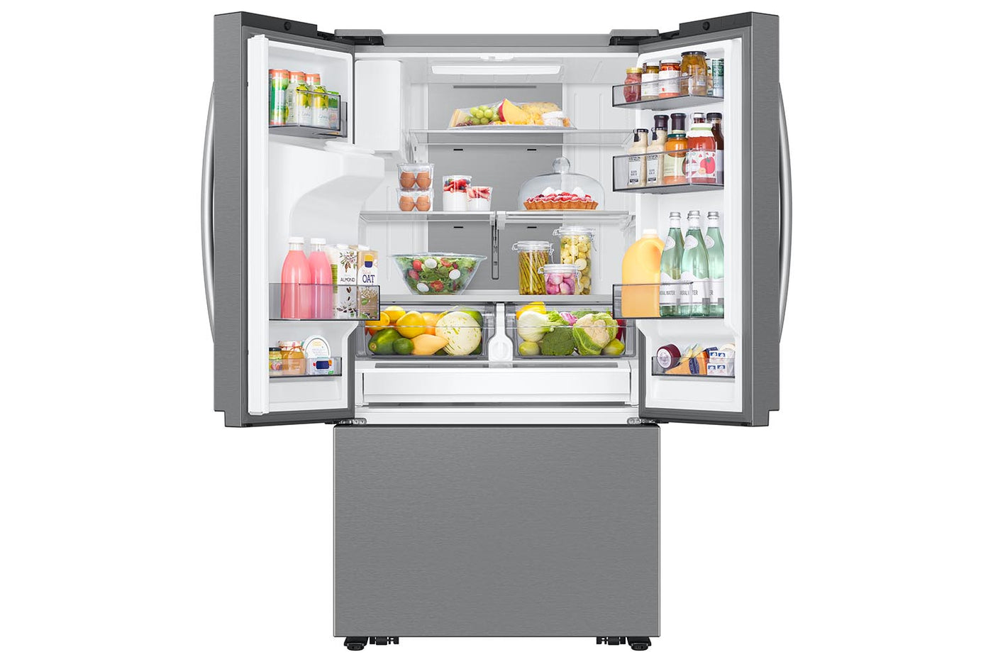 Samsung Stainless Steel Counter Depth 36" Family Hub Refrigerator (25cu.ft) - RF27CG5900SRAC