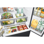 Samsung Matte Black Stainless Steel 36" French Door Refrigerator (31cu.ft) - RF32CG5400MTAA