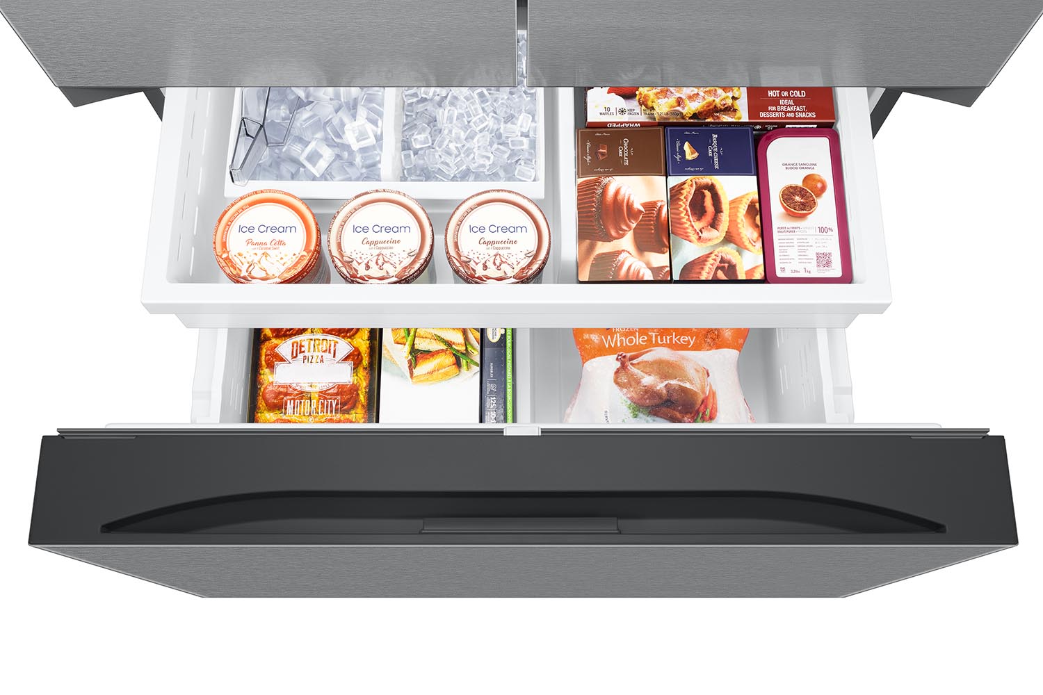 Samsung Stainless Steel 36" French Door Refrigerator (31cu.ft) - RF32CG5400SRAA