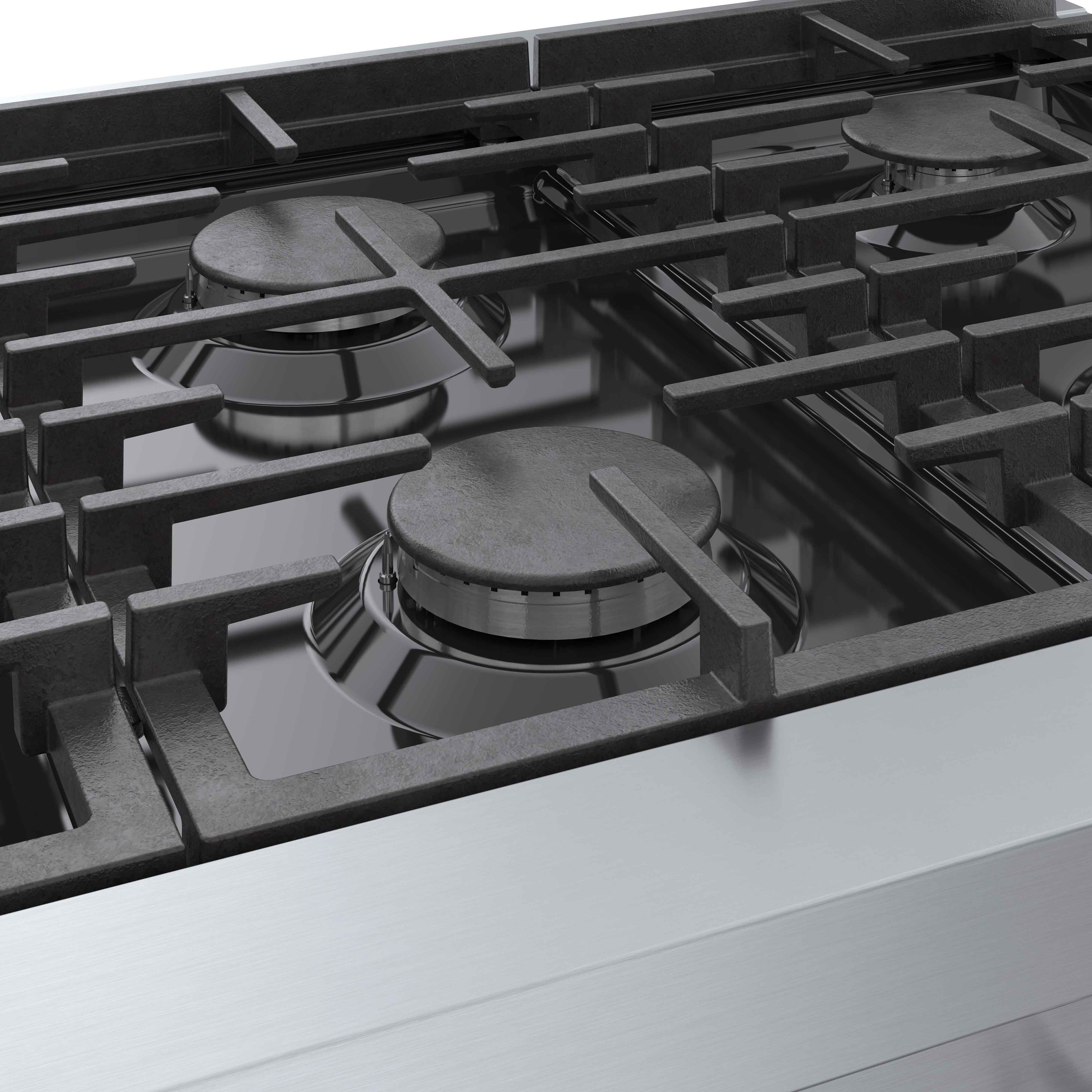 Bosch Stainless Steel Gas 800 Series Professional 36" Rangetop -RGM8658UC