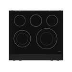 Thor Kitchen Black Stainless Steel Freestanding Professional Electric Range|Gordon Ramsay Series (4.55 cu.ft.) - RSE30B-BLU
